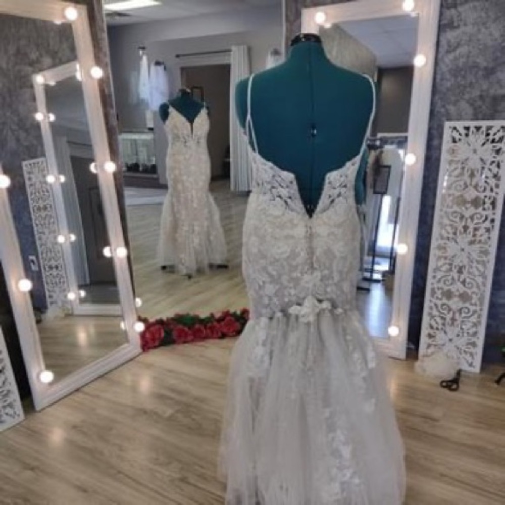 Morilee "Desiree" fit and flare gown. - Picture 3 of 9